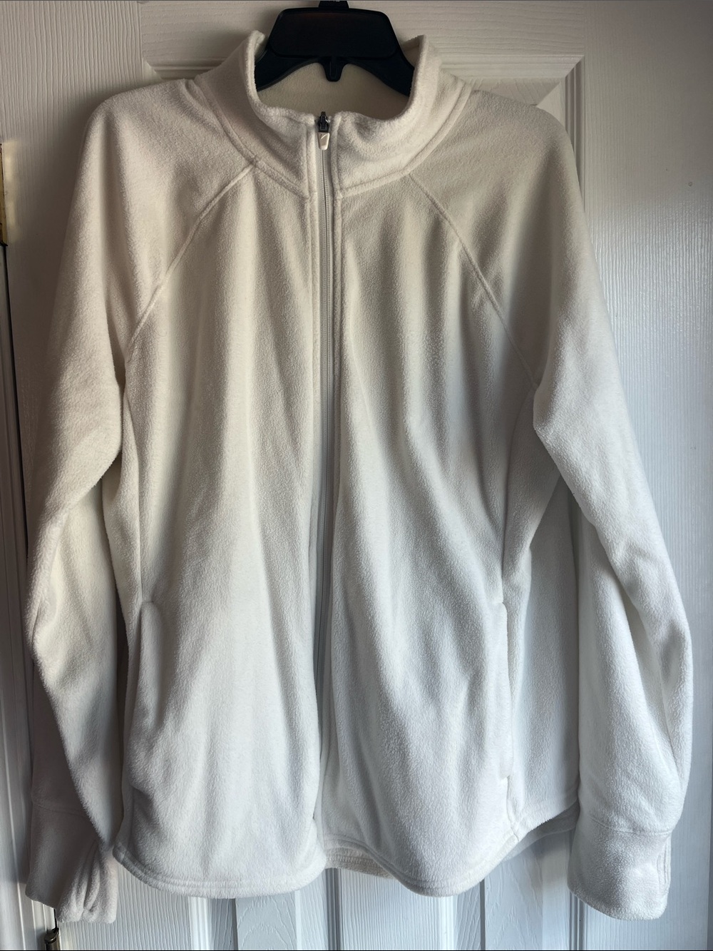 Old Navy Cream Full-Zip Teddy Fleece Jacket